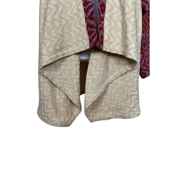 Deborah Hughes Handwoven Artisan Knit Sweater Cotton Open Cardigan New Size M - Picture 5 of 15